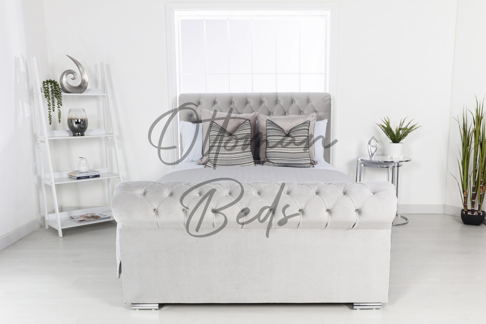 Chesterfield Sleigh Bed Ottoman Sleigh Bed Ottoman Beds