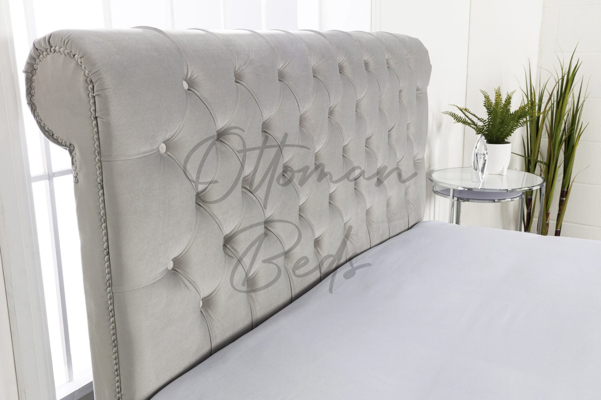 Chesterfield Sleigh Bed - Ottoman Sleigh Bed | Ottoman Beds