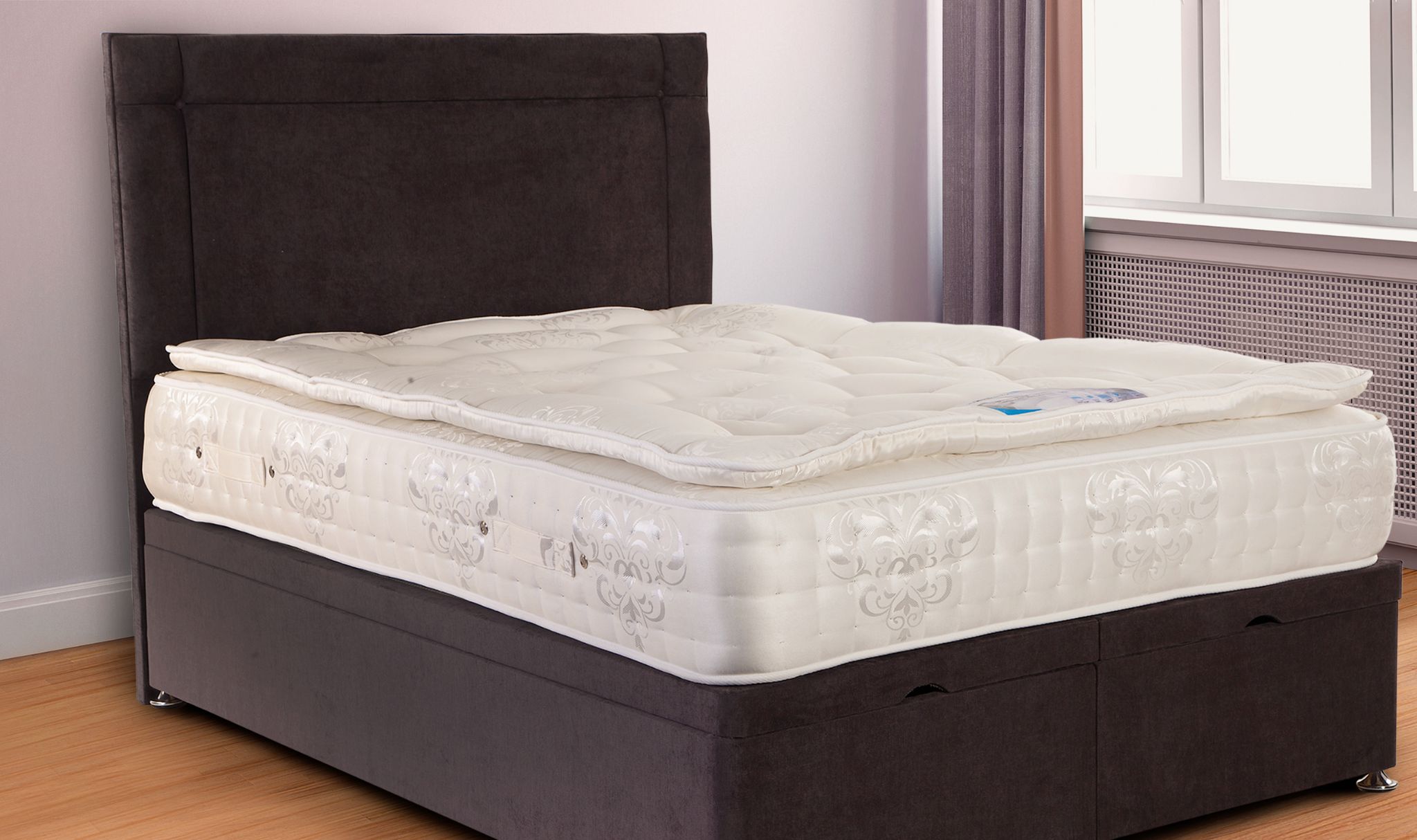 2000 Pocket Sprung Mattress Luxury Pillow Pocket Mattresses Ottoman 